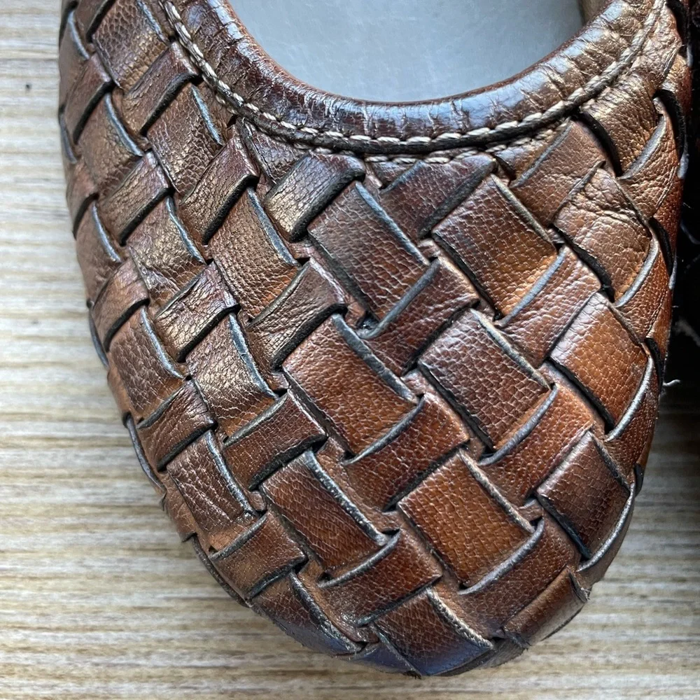Calzoleria Toscana B940 Woven Ballerina Flat - Picture 4 of 8
